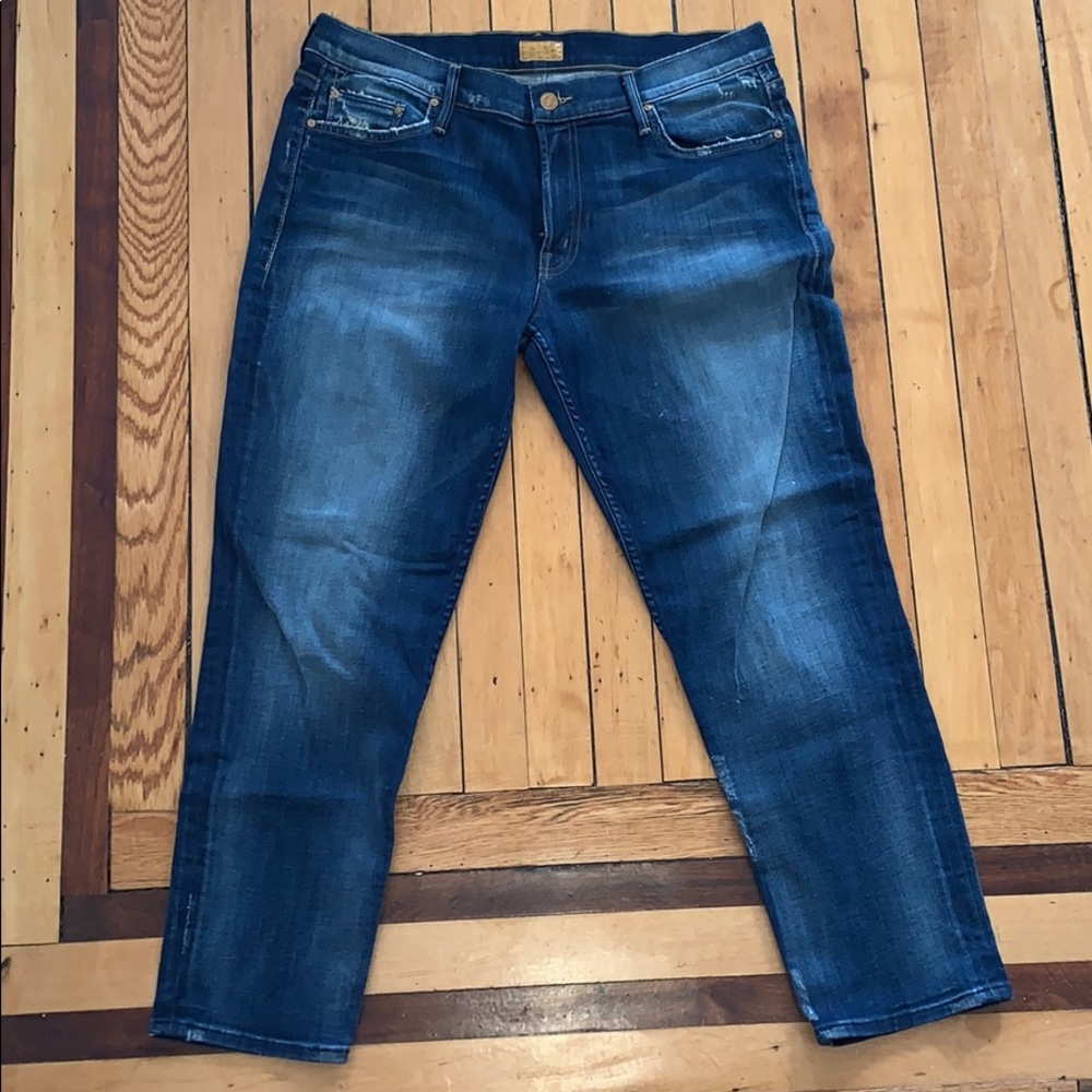 Denim capris